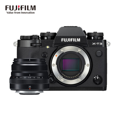 

Fuji FUJIFILM X-T3XT3 XF35 F2 micro single black body camera 2610 million pixels folding touch screen 4K