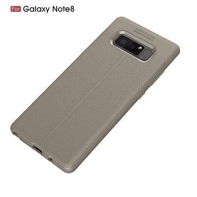 

Fivice Samsung Galaxy Note 8 case Luxury leather TPU silicone anti-fall soft shell phone case