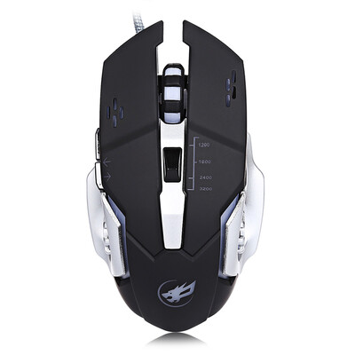 

Warwolf Q8 Optical 3200DPI 6D Wired Macro Programming Luminous Gaming Mouse