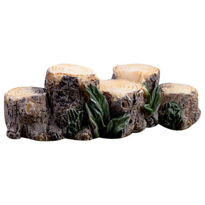 

UpperX Miniature Fairy Garden Tree Stump Bridge Ornament Dollhouse Plant Pot Figurine DIY Outdoor Decor Home Decoration