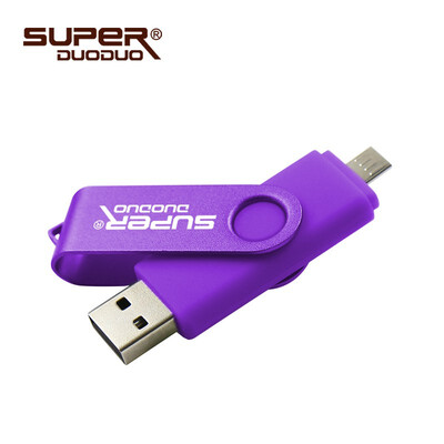 

newest colorful otg pendrive 64gb 32gb usb flash drive 20 16gb 8gb 4gb rotation u disk redblack for phonetablets