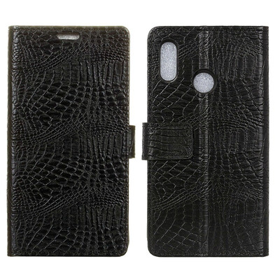 

MOONCASE ASUS Zenfone Max Pro M1 ZB601KL Crocodile Leather Case - Black