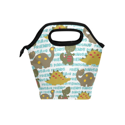 

Lunch Bag Tote Bag Cute Dinosaur Travel Picnic Organizer Lunch Holder Handbags Lunch Bag Box