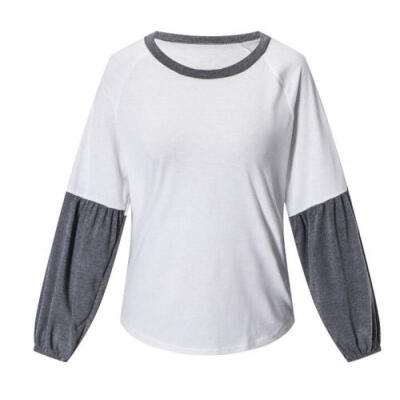 

Fashion Women Ladies Chiffon T Shirt Lantern Long Sleeve Blouse Casual Tops HOT