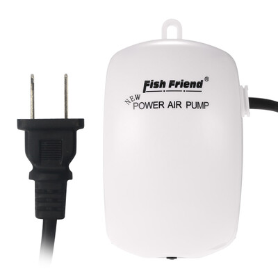 

Aquarium Air Pump Oxygen Airpump 3W 110-120V Double Outlet for Fish Tank