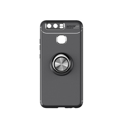 

Fivice Huawei P9 case TPU metal ring shell magnetic bracket soft shell