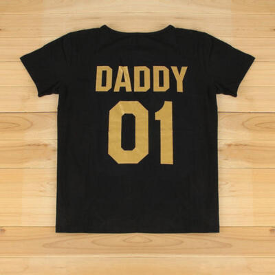

AU Stock Family Matching Tops DADDY MOMMY KID BABY Shirt T-shirt Couple Clothes