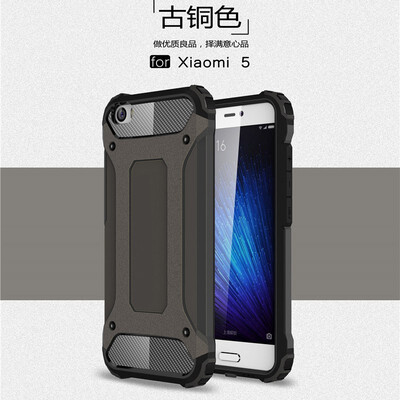 

Fivice Xiaomi MI 5 case Luxury Silicone Diamond Armor PC Hard Shell Phone Case