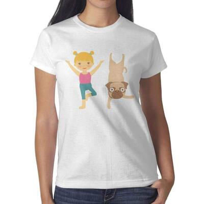 

cat Gymnastics Equipment Pretty Women White T-Shirt Cotton Fashion T-Shirts