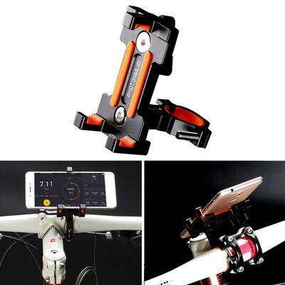 

Bicycle Phone Holder Aluminum Alloy Bracket For iPhone Samsung Universal Mobile Cell Phone Holder Bike Handlebar Clip Stand GPS Mo