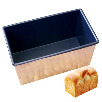 

【Jingdong Supermarket】 Three-way toast box - body toast toast mold baking mold 450g (black non-stick) SN2052