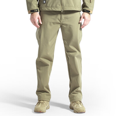 

FREE SOLDIER outdoor men climbing hiking pantssoftshell fleecewater-resistant&windproof trouserssupport for US shipments