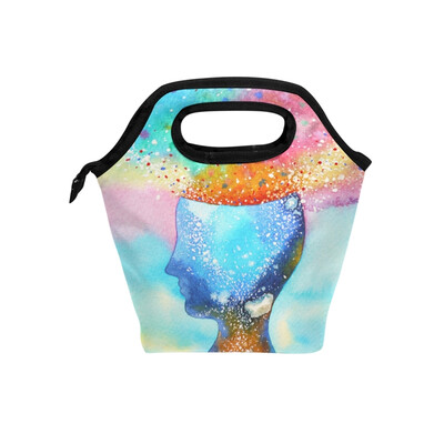 

Lunch Bag Tote Bag Artistic Figure Travel Picnic Organizer Lunch Holder Handbags Lunch Bag Box for Office