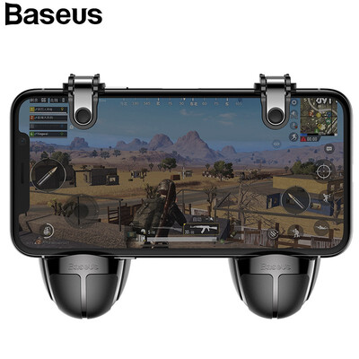 

Baseus Phone Games Control Handle PUBG Game Gamepad IOS Android Joystick Joypad L1 R1 Mobile Phone Game Shooter Controller Holder