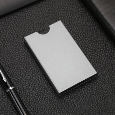 

Men Aluminum ID Credit Card Holder RFID Protector Money Wallet Clip Card Case