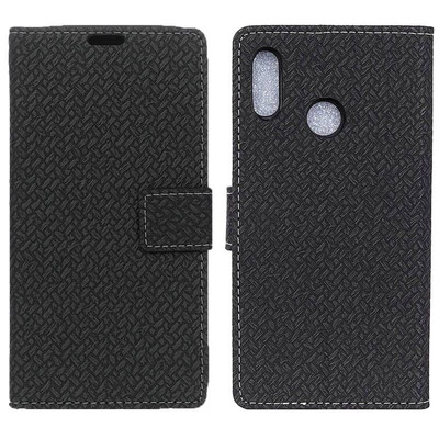 

MOONCASE Millet Red Rice Note 6 Pro Woven Leather Case - Black