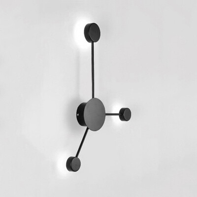 

Baycheer HL484420 High Performance Black White Light 3 Head Designers Wall Lights in Acrylic Lampshade