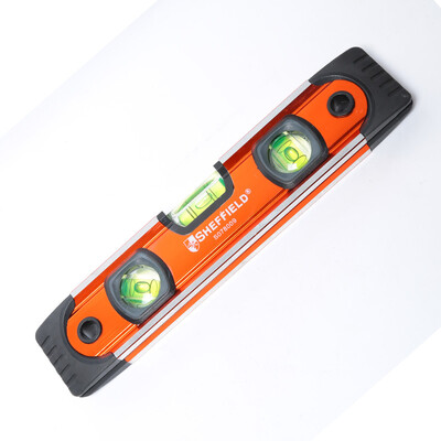 

Steel Shield (SHEFFIELD) S078140 Magnetic Box Level Aluminum Alloy Level Renovation Measuring Tool 100cm / cm 3 Blister