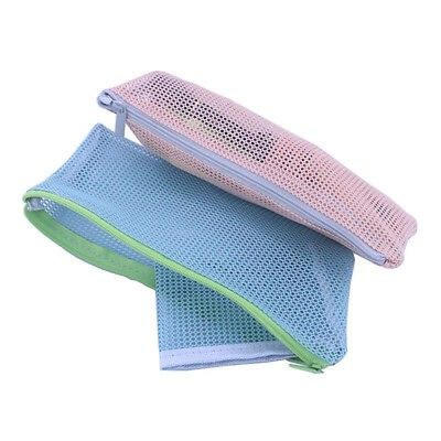 

Travel Toiletries Cosmetic Makeup Brush Zipper Mesh Bag Purse Pouch Pencil Case