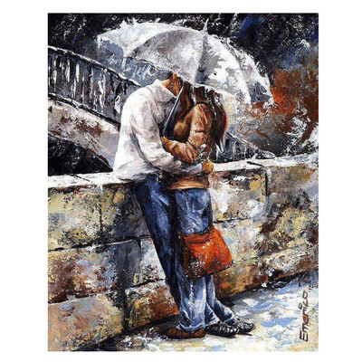 

Romantic Lover DIY Digital Oil Hand Painting Wall Decoration