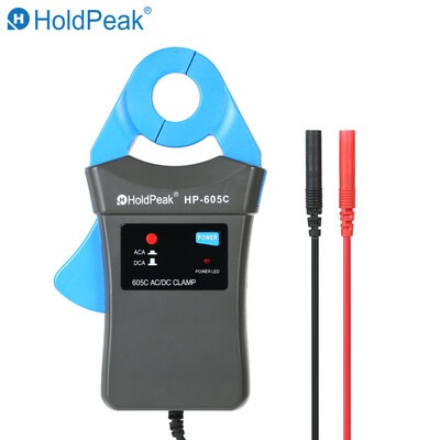 

HoldPeak 6A40A DCAC Current Clamp Adapter Clamp-On Adapter Meter with Test Probes