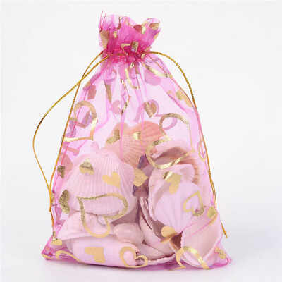 

PH PANDAHALL 100 PCS Organza Drawstring Bags Party Wedding Favor Gift Bags