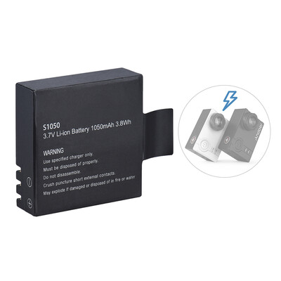 

1050mAh Rechargeable Battery 38Wh for Andoer AN7000 Sports Action Camera
