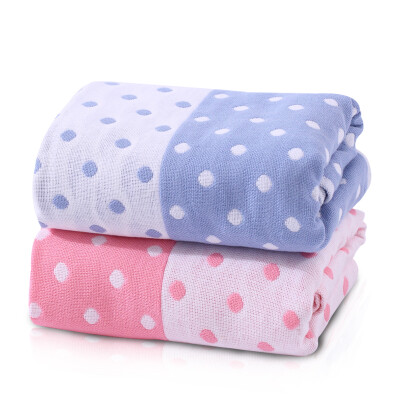 

Tuqiang towel home textiles cotton sky towel two pieces of pink blue ash 90g Article 34 74cm