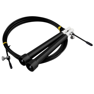 

Cable Steel Jump Skipping Jumping Speed Fitness Rope Cross Fit MMA Boxing