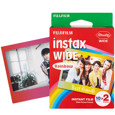 

Fuji FUJIFILM INSTAX an imaging camera WIDE photo paper film wide camera dedicated rainbow version