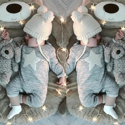 

Newborn Toddler Baby Boys Girls Cotton Romper Bodysuit Playsuit Clothes Outfits