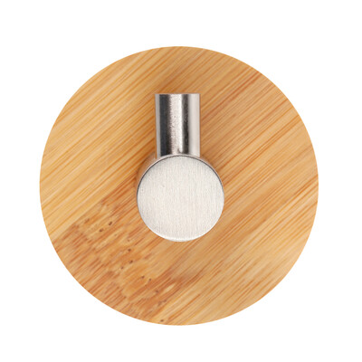 

Wall Mounted Bamboo Wooden Coat Hook Rack
