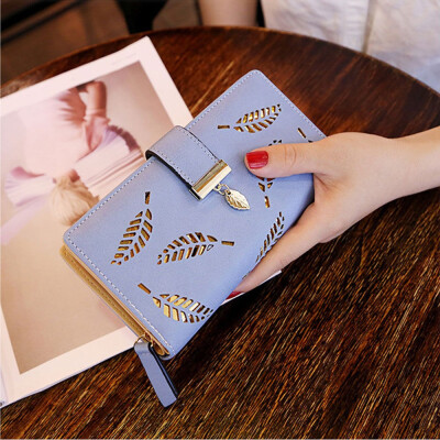 

Women Wallet Long Leather Purse Phone Card Holder Clutch Large Capacity Pocket