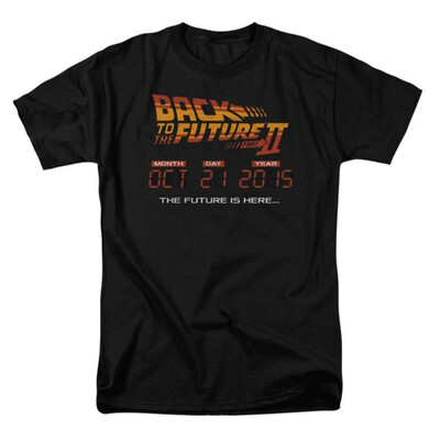 

Back to The Future II is Here Mens Tee Shirt