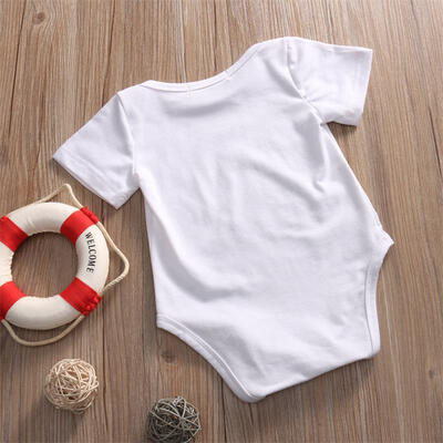 

US Newborn Baby Bodysuit Toddler Romper Infant Boy Girl Jumpsuit Clothes Outfits