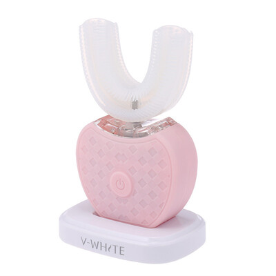 

V-WHITE Automatic Electric Toothbrush Cold Light Whitening Full Automatic Electric Toothbrush 360°Brushing Wireless Charging with