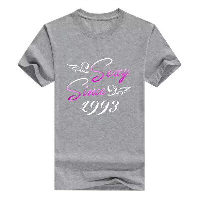 

25th Birthday Gifts idea Sexy Since 1993 25 Years Old Men Tshirt