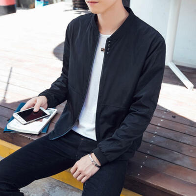 

US New Men Fashion Casual Jacket Warm Winter Baseball Coat Slim Outwear Overcoat