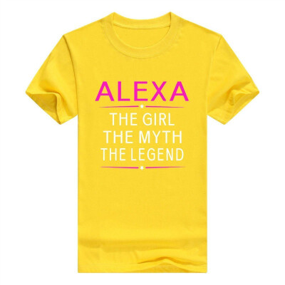 

Alexa The Girl The Myth The Legend Name T-Shirt