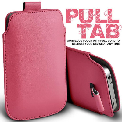 

Fashion PU Leather Pull Tab Sleeve Pouch For LG X Screen K500N X View K500DS Phone Cases Bag Universal Full Protective Pouch