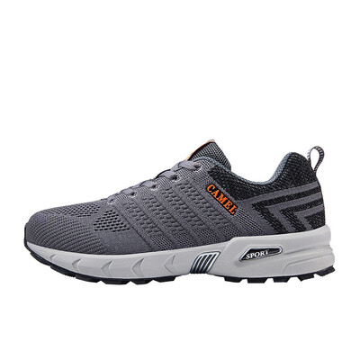 

Camel CAMEL camel sports shoes mens fashion lightweight breathable flying woven casual mens sports running shoes A832397955 dark gray black 43