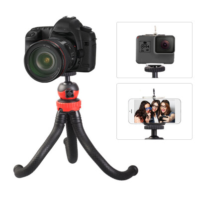 

Mini Flexible Tripod Octopus Spider Stand Holder with 360° Ball Head for GoPro Heor 65433 Yi Action Camera for Canon Nikon So