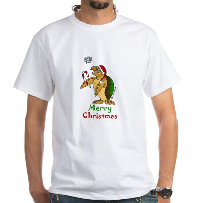 

CafePress - Sea Turtle Christmas White T-Shirt - 100 Cotton T-Shirt White