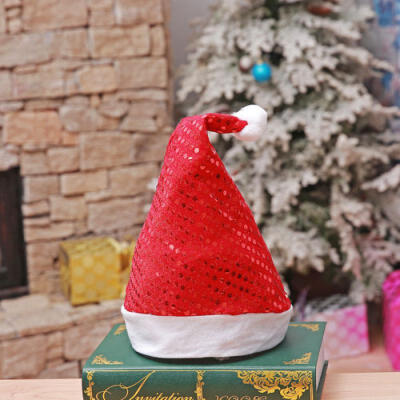 

Christmas Costume Santa Claus Party Hat Adult Kids Family Xmas Cap Gifts