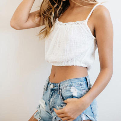 

Fashion Women Loose Summer T Shirt Sleeveless Cotton Tank Tops Shirt Lady Blouse