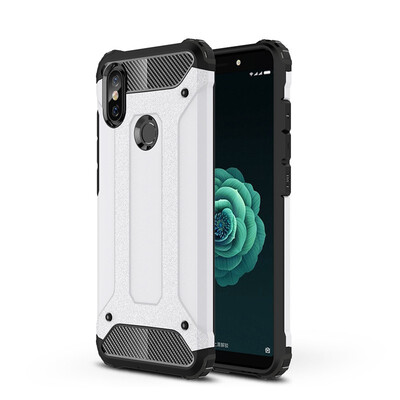 

Fivice Xiaomi MI 6X case Luxury Silicone Diamond Armor PC Hard Shell Phone Case