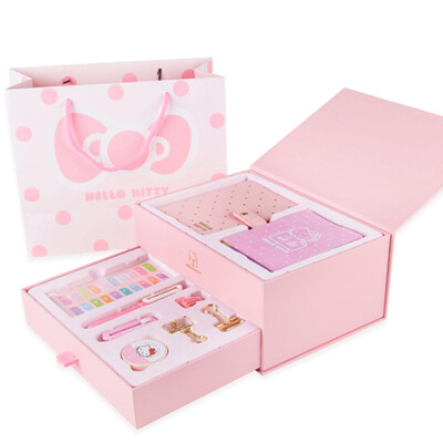 

Kina beauty&beast gift set A6 retro leather hand book paper tape feather pen ink bookmark decoration IQT12000