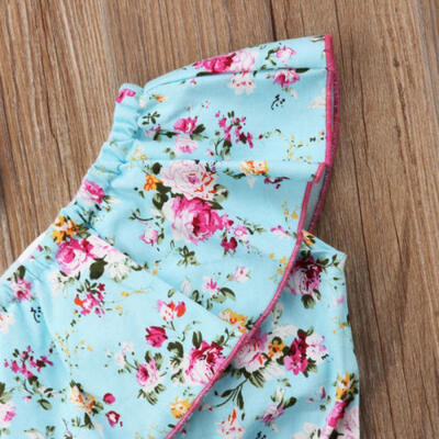 

Newborn Infant Baby Girls Floral Bodysuit Romper Jumpsuit Sunsuit Outfits Set