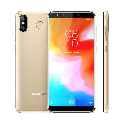 

HOMTOM H5 Mobile Phone 57inch HD Display 3GB 32GB Face ID 13MP Camera 3300mAh Fast Charge MT6739 Quad Core 4G Unlocked Smartpho