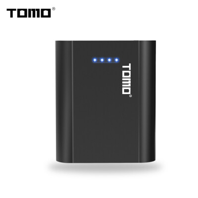 

TOMO P4 18650 Li-ion Battery Charger Micro USB Input Dual Output Smart Power Bank Portable Charger for Cellphones